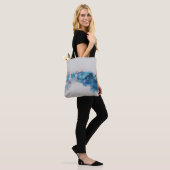 Tote Bag Arrière - plan Abstrait de l'encre d'alcool (Sur le modèle)
