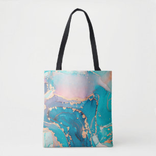Tote Bag arrière - plan Abstrait de peinture d'art fluide d