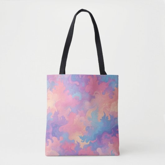 Tote Bag Arrière - plan abstrait dynamique avec motifs tour (Devant)