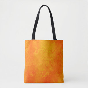 Tote Bag Arrière - plan abstrait en mosaïque orange brillan