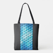 Tote Bag Arrière - plan abstrait fait en motif de mosaïque (Dos)