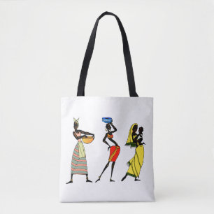 Tote Bag Arrière - plan africaine