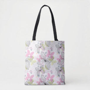 Tote Bag Arrière - plan avec le papillon
