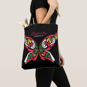 Tote Bag Arrière - plan avec un beau papillon. (De près)