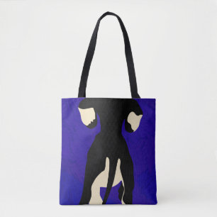 Tote Bag Arrière-plan bleu