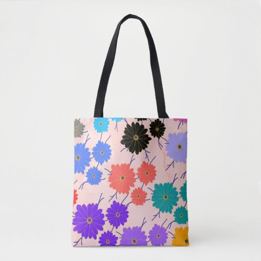 Tote Bag Arrière - plan d'aquarelle Abstrait avec design de (Devant)
