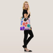 Tote Bag Arrière - plan d'aquarelle Abstrait avec design de (Sur le modèle)