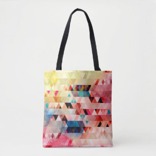 Tote Bag Arrière - plan d'aquarelle Abstrait et coloré