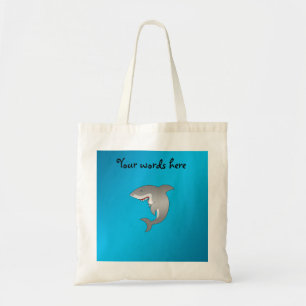 Tote Bag Arrière - plan de bleu de requin