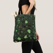 Tote Bag Arrière - plan de circuit d'ordinateur (De près)
