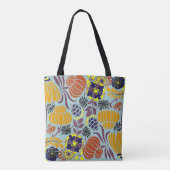Tote Bag arrière - plan de design floral (Dos)