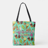Tote Bag Arrière - plan de glace (Dos)