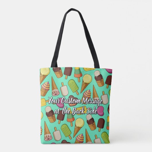 Tote Bag Arrière - plan de glace (Dos)
