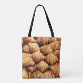 Tote Bag Arrière - plan de pain : Illustration d'aliments d (Dos)