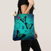 Tote Bag Arrière - plan de papillons de texture (De près)