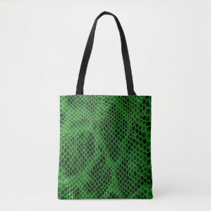 Tote Bag Arrière - plan de peau de serpent
