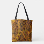 Tote Bag Arrière - plan de peau de serpent (Dos)