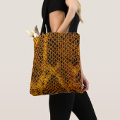 Tote Bag Arrière - plan de peau de serpent (De près)