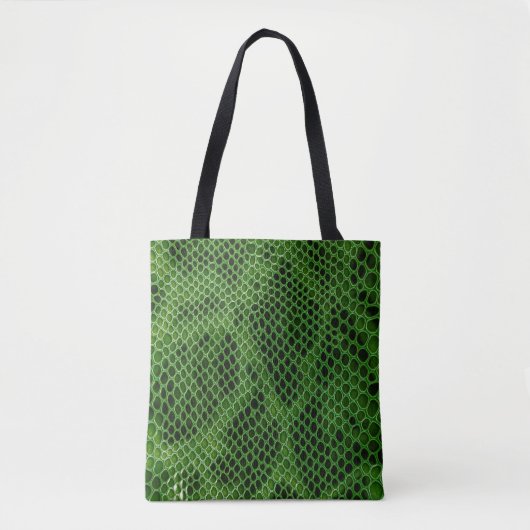 Tote Bag Arrière - plan de peau de serpent exotique (Devant)