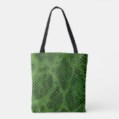 Tote Bag Arrière - plan de peau de serpent exotique (Dos)