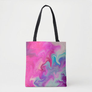 Tote Bag Arrière - plan de peinture mixte