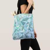 Tote Bag Arrière - plan de triangle cristal. (De près)