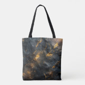 Tote Bag Arrière - plan en acier brûlé (Dos)