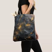 Tote Bag Arrière - plan en acier brûlé (De près)