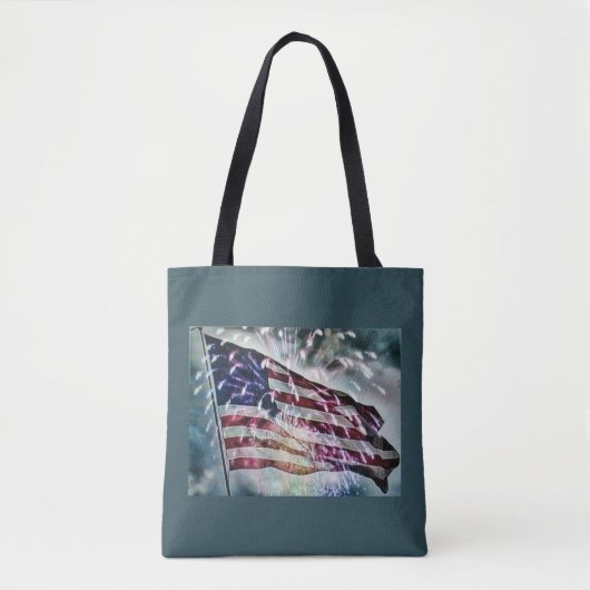 Tote Bag Arrière-plan Fireworks (Devant)