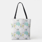 Tote Bag Arrière - plan floral (Dos)