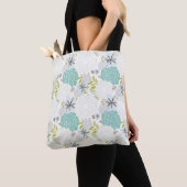 Tote Bag Arrière - plan floral (De près)