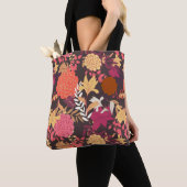 Tote Bag Arrière - plan floral 2 (De près)