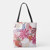 Tote Bag Arrière - plan floral 3 (Dos)
