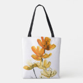 Tote Bag Arrière - plan floral abstrait (Dos)