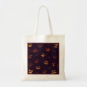 Tote Bag Arrière - plan Motif Sans Faille Du Visage Du Diab