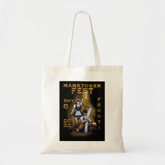 Tote Bag Arrière - plan noir de Manktoberfest