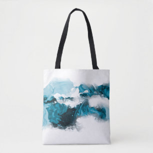 Tote Bag Arrière - plan peint à la main abstrait créatif, w