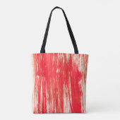 Tote Bag arrière - plan rouge Abstrait de l'aquarelle (Dos)