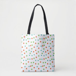 Tote Bag Arrière - plan sans couture avec motif pois. Polka