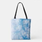 Tote Bag Arrière - plan Snowflake (Dos)
