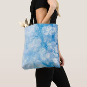 Tote Bag Arrière - plan Snowflake (De près)