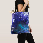 Tote Bag Arrière - plan spatial avec étoiles (De près)