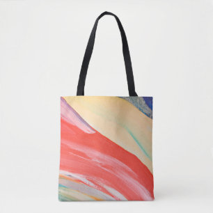 Tote Bag Arrière - plan texturé coloré, fragment d'une v