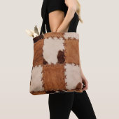 Tote Bag Arrière - plan texturé en cuir gros plan. (De près)