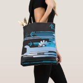 Tote Bag Arrière - plan tramé technique 3 (De près)