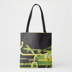 Tote Bag Arrière - plan tramé technique 4