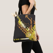 Tote Bag Arrière - plan tramé technique 5 (De près)