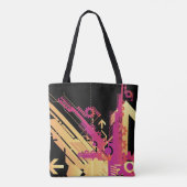 Tote Bag Arrière - plan tramé technique 7 (Dos)