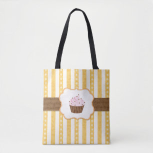 Tote Bag Arrière - plan vintage de petit gâteau