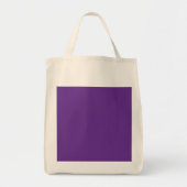 Tote Bag arrière - plan violet avec bordure blanche (Devant)